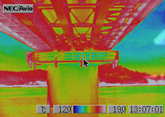 サーモグラフィカメラによる診断状況